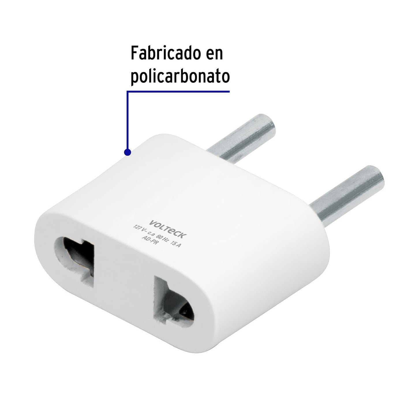 Adaptador barra plana a barra redonda