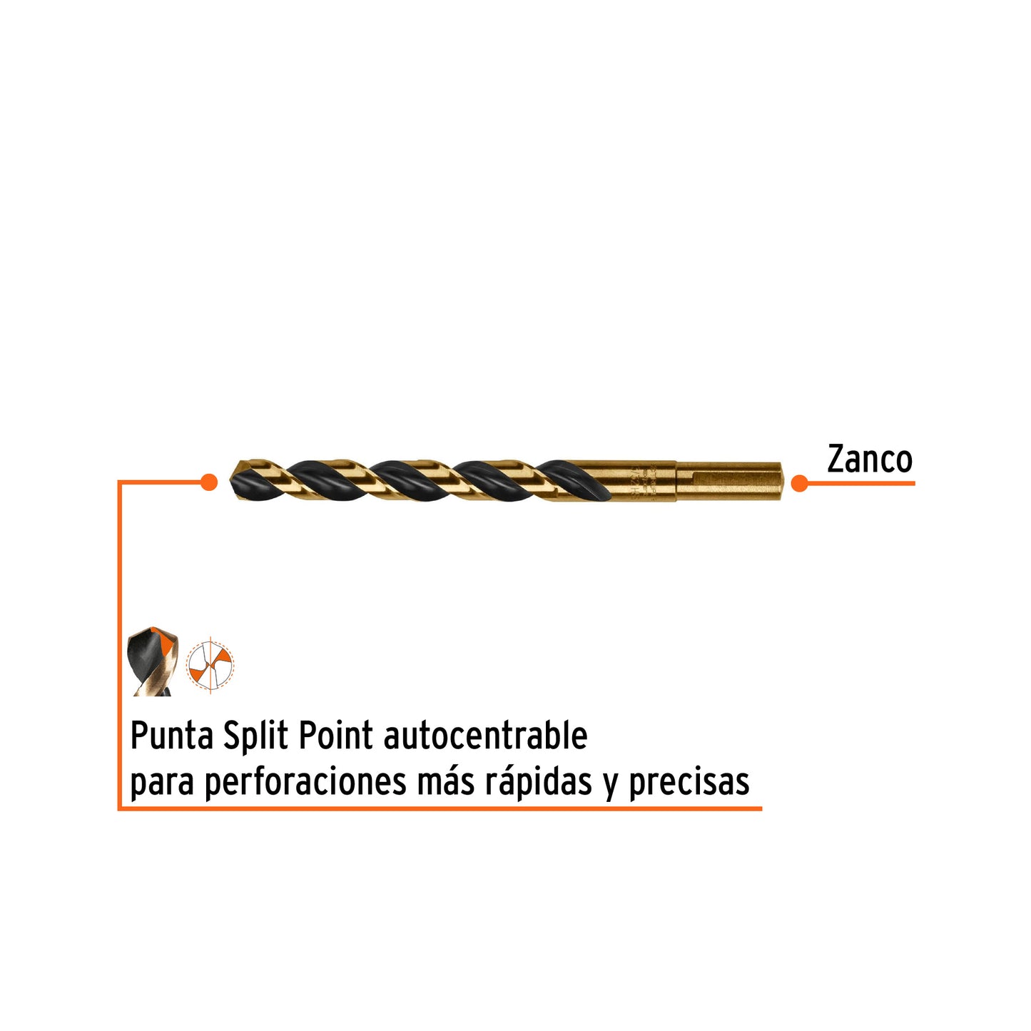 Broca HSS 13/32" Trugold ´p/metal.