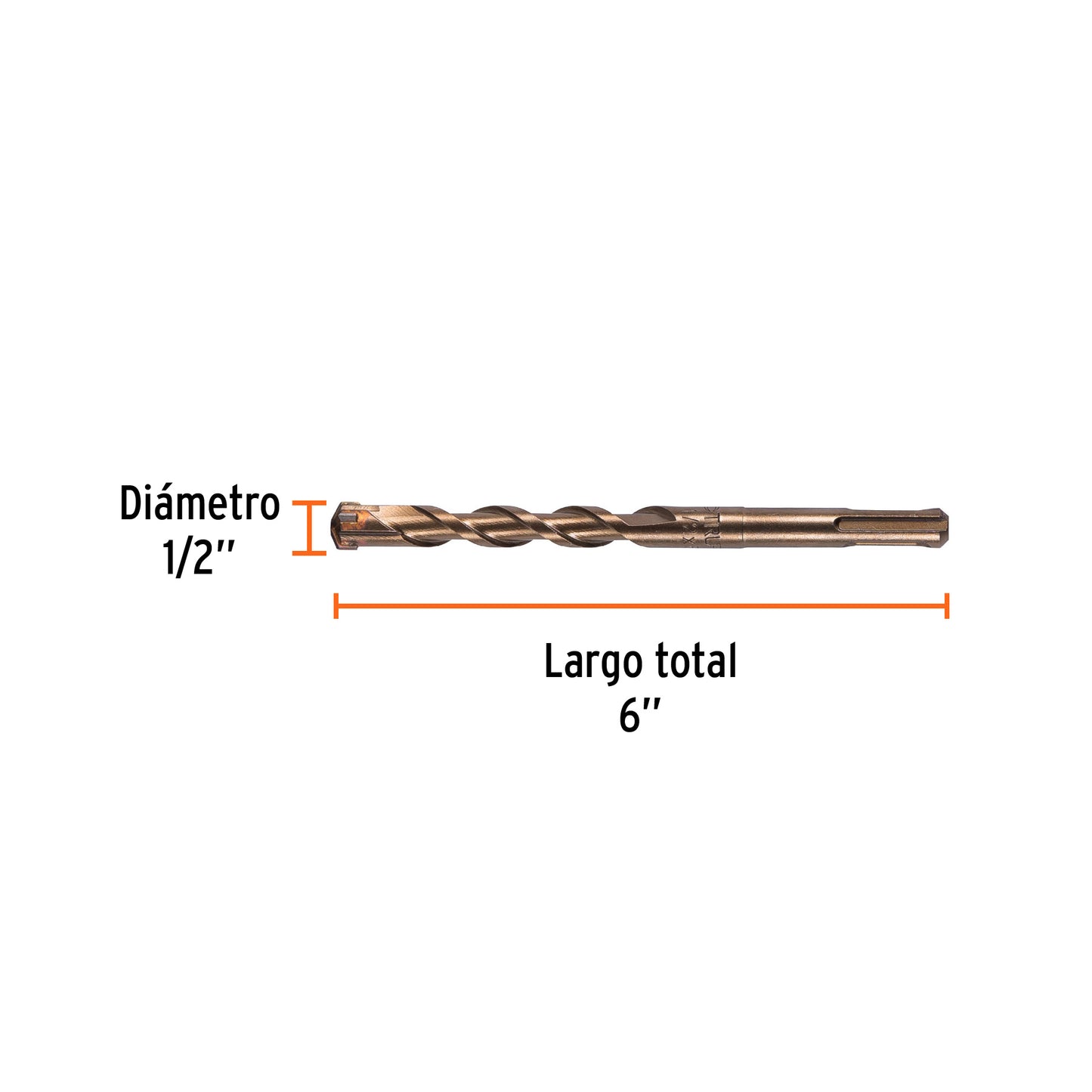 Broca SDS Plus 1/2 x 6"