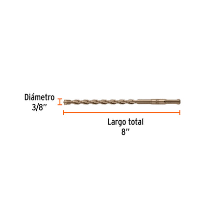 Broca SDS Plus 3/8 x 8"