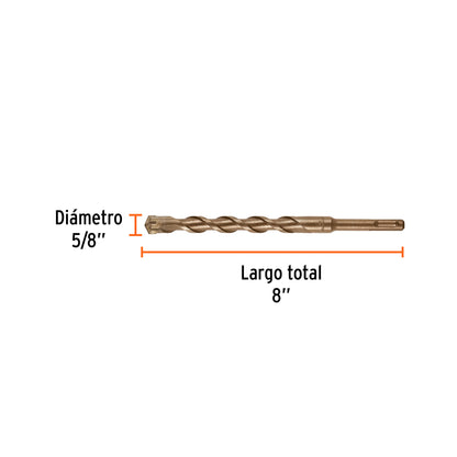 Broca SDS Plus 5/8 x 8"