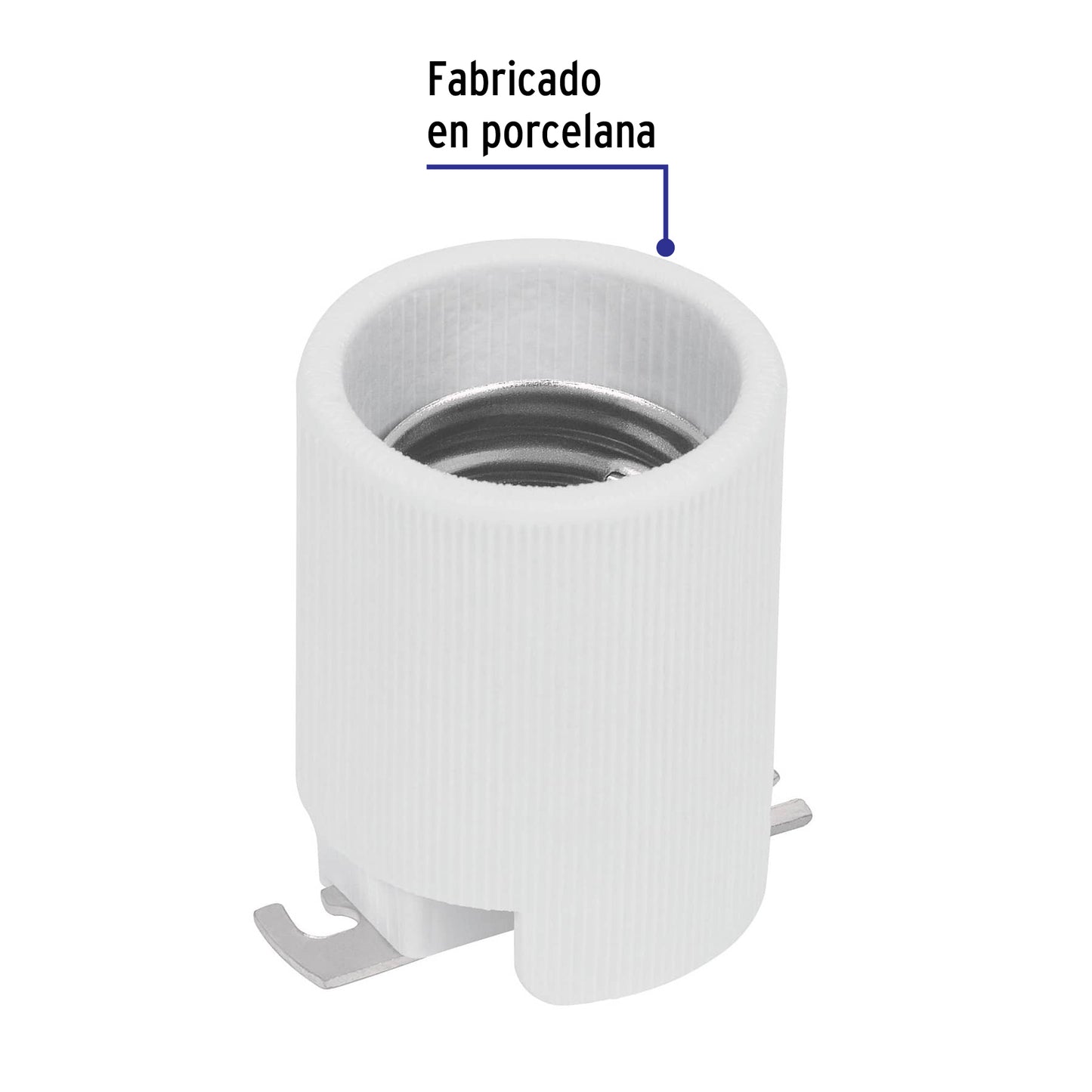 Portalámpara porcelana, base tipo Mogul (E39)