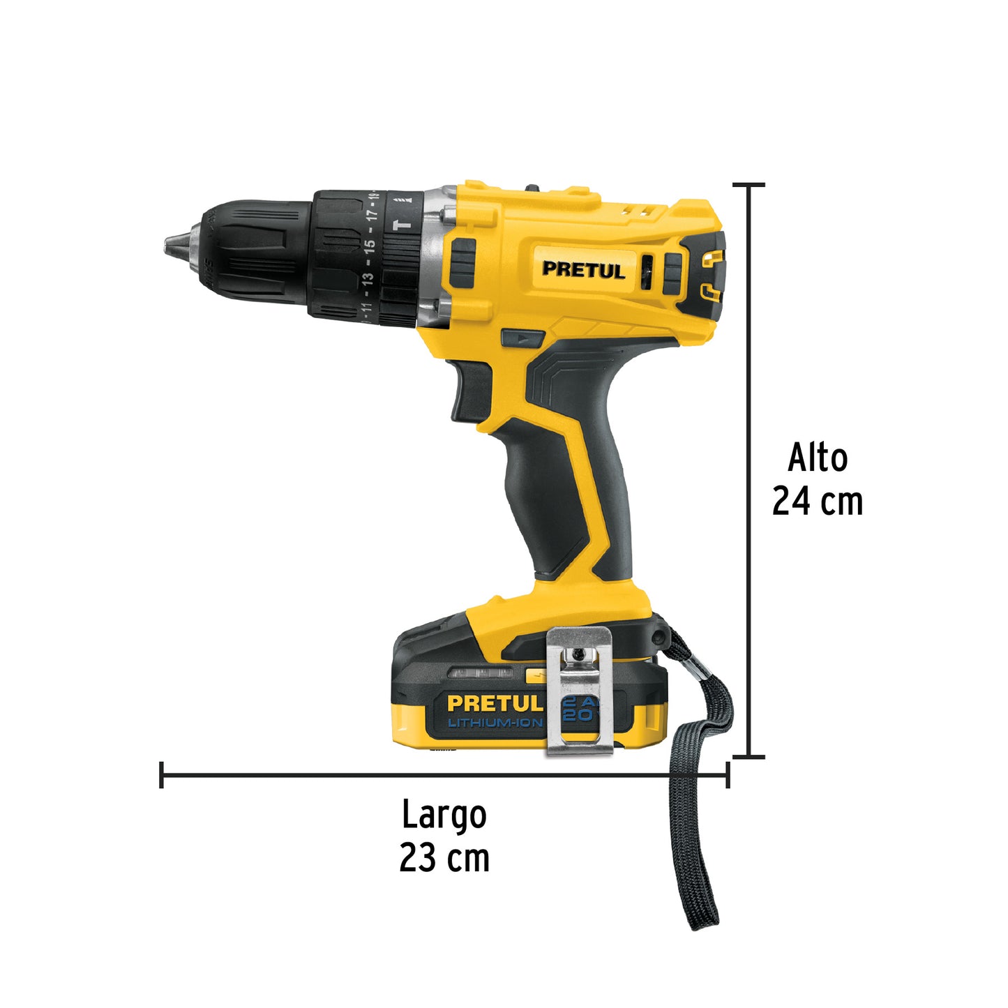 Rotomartillo inal 1/2", 20V