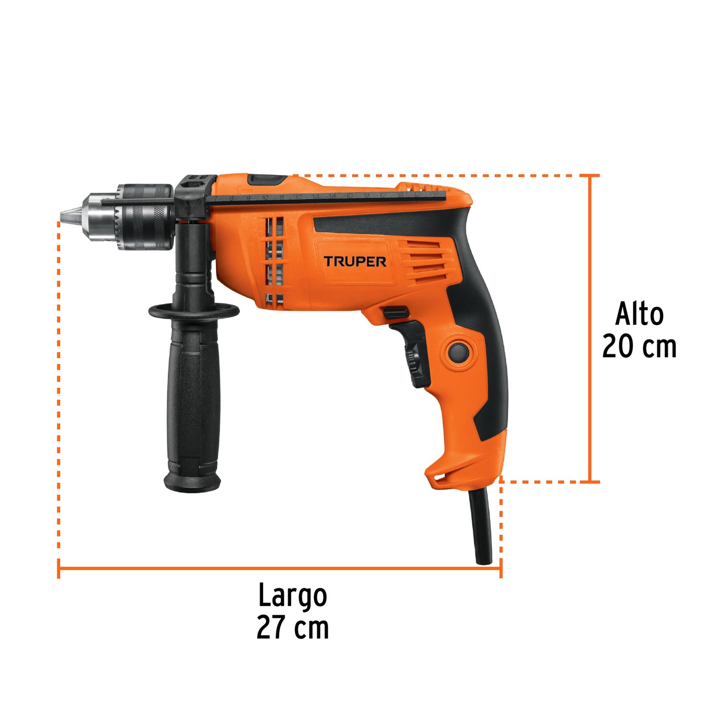 Rotomartillo de 1/2", 600W