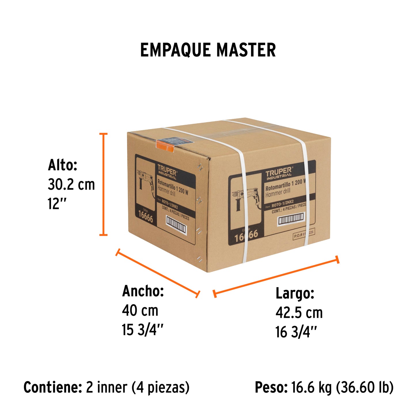 Rotomartillo TRUPER INDUSTRIAL