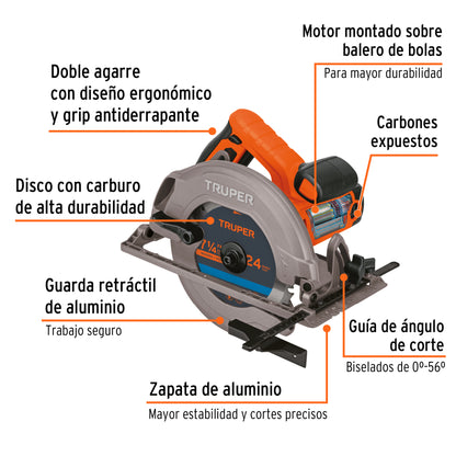 Sierra circular TRUPER PRO