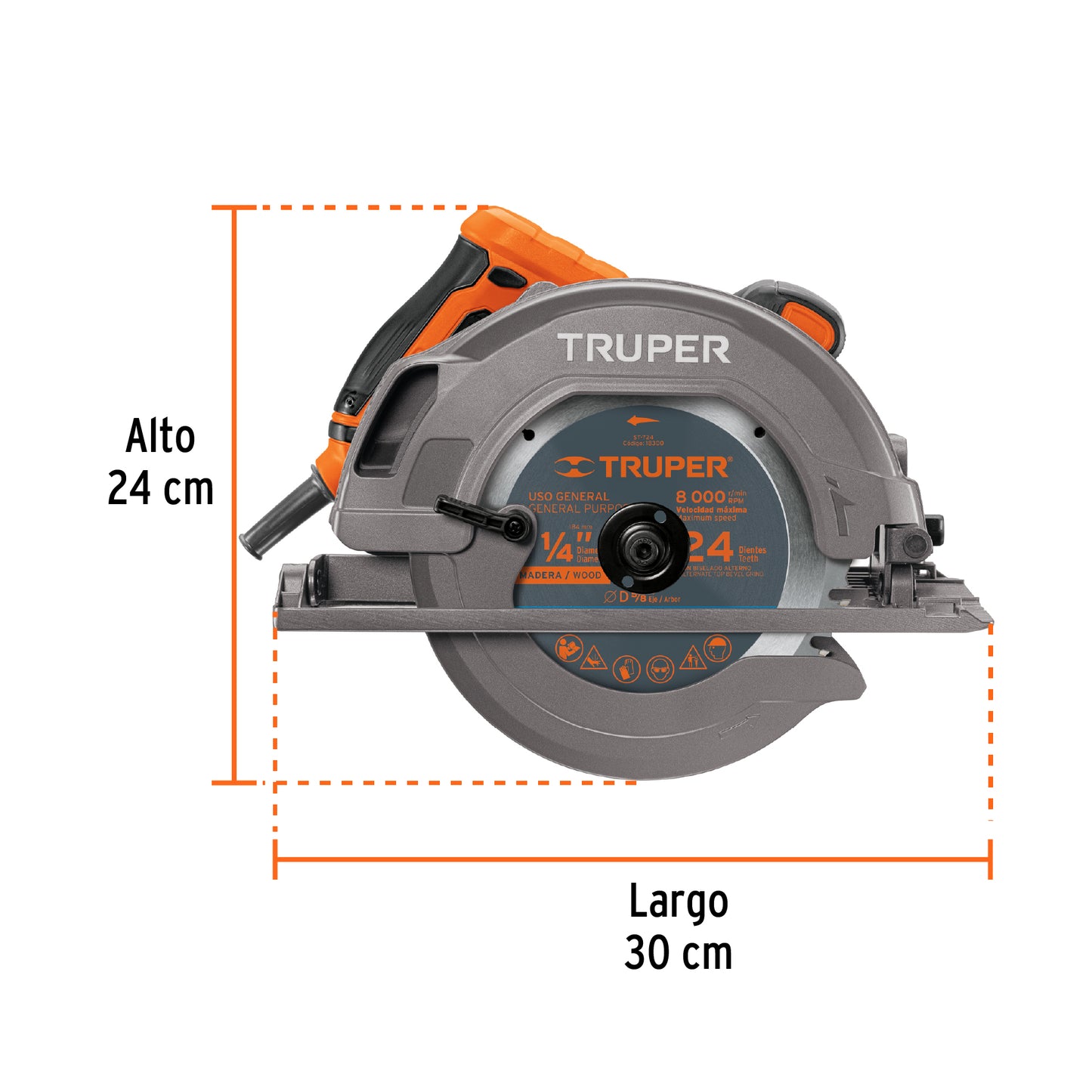 Sierra circular TRUPER PRO