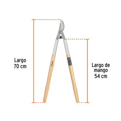 Tijera para ramas 70 cm Classic mangos de madera