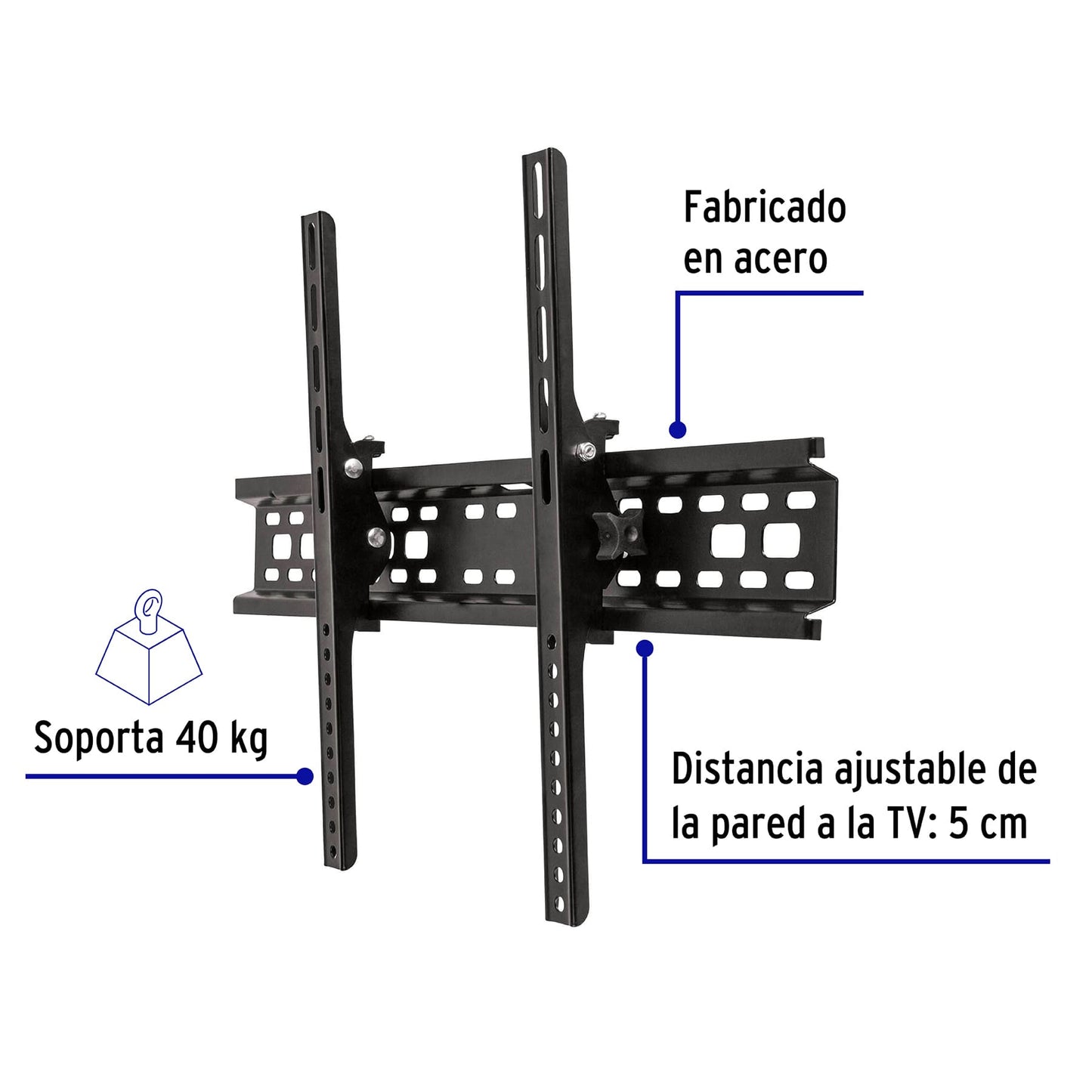 Soporte para pantalla de 32" a 70", con movimiento angular